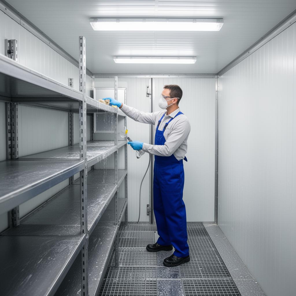 Walk-in cooler detailing — Clean Tec Outsourcing
